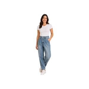 Pilcro Anthropologie Women's 25 Ultra High Rise Pleated Trouser Jeans